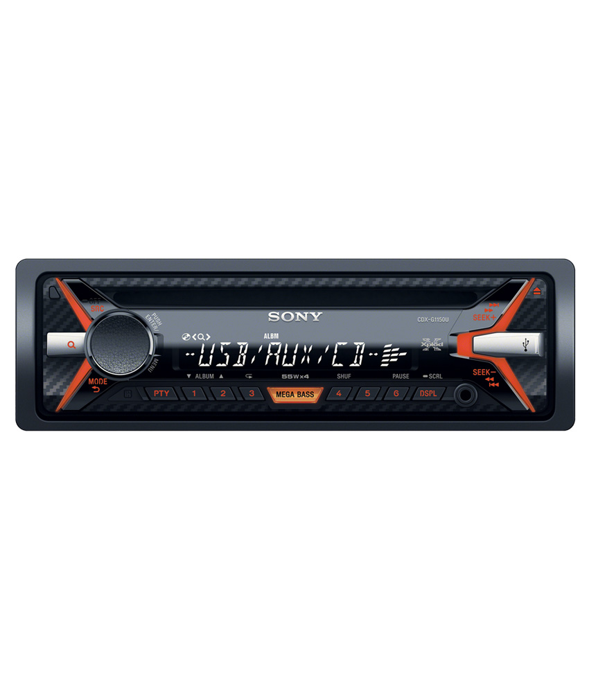 SONY CDX-G1150U - CD, USB, FMAM Tuner with MP3WMA Playback (Single DIN)